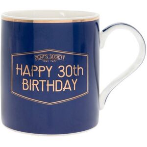 Lesser & Pavey Fine China Gents Society Happy 30th Mug Lesser & Pavey Fine China Gents Society Happy 30th Mug