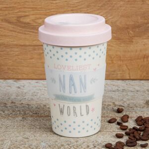 WIDDOP and Co. Love Life Bamboo Travel Mug 400ml - Loveliest Nan WIDDOP and Co. Love Life Bamboo Travel Mug 400ml - Loveliest Nan