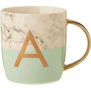 Premier Housewares Personalized Pastel Green A Letter Monogram Mug, Stylish Coffee Mug For Kitchen, Premier Housewares Personalized Pastel Green A Letter Monogram Mug, Stylish Coffee Mug For Kitchen,