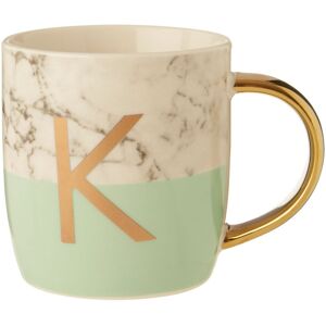 Premier Housewares Personalized Pastel Green K Letter Monogram Mug, Stylish Coffee Mug For Kitchen, Premier Housewares Personalized Pastel Green K Letter Monogram Mug, Stylish Coffee Mug For Kitchen,