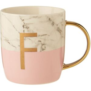 Premier Housewares Stylish Pastel Pink F Letter Monogram Mug, Personalized Coffee Mug For Kitchen, Premier Housewares Stylish Pastel Pink F Letter Monogram Mug, Personalized Coffee Mug For Kitchen,