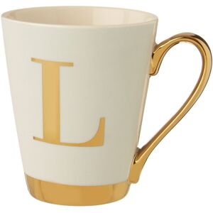Premier Housewares Personalized White Frosted Deco L Letter Monogram Mug, Stylish Mug For Kitchen, Premier Housewares Personalized White Frosted Deco L Letter Monogram Mug, Stylish Mug For Kitchen,