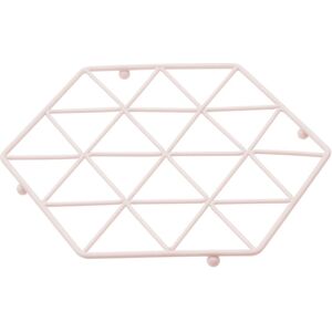 Premier Housewares Vertex Pink Finish Trivet Geometric Pattern Premier Housewares Vertex Pink Finish Trivet Geometric Pattern