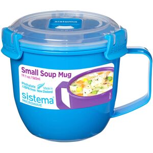 Sistema Microwave Soup Mug to Go-565 ml, Assorted Colours Sistema Microwave Soup Mug to Go-565 ml, Assorted Colours