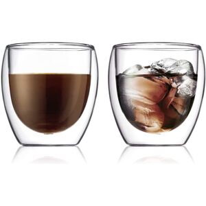 Bodum PAVINA Double Walled Thermo Glasses 0.25 L 8 oz Pair Bodum PAVINA Double Walled Thermo Glasses 0.25 L 8 oz Pair