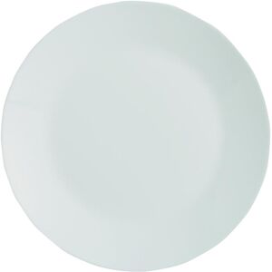 Luminarc Zelie White Glass Dinner Plate Luminarc Zelie White Glass Dinner Plate