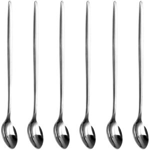 Long Handle Latte Spoons Dessert Spoons by Kitchen Stars Long Handle Latte Spoons Dessert Spoons by Kitchen Stars