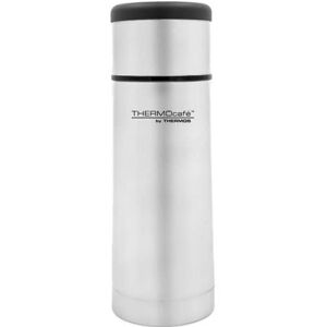 Thermos ThermoCafe Flat Top Stainless Steel Flask Vacuum Flask 1 Litre Thermos ThermoCafe Flat Top Stainless Steel Flask Vacuum Flask 1 Litre