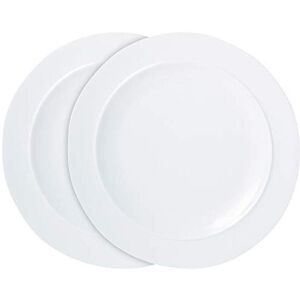 White By Denby 2 Piece Dinner Plate Set White By Denby 2 Piece Dinner Plate Set