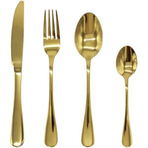 Glim & Glam (Gold, 24pc set) Stainless Steel Cutlery Set Black Gold Rainbow Set Glim & Glam (Gold, 24pc set) Stainless Steel Cutlery Set Black Gold Rainbow Set
