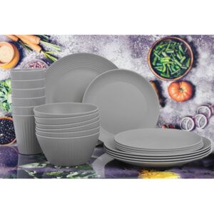 GEEZY 24 Pcs Picnic Dinner Set Serve 6 People Outdoor Party Beach Camping Travel GEEZY 24 Pcs Picnic Dinner Set Serve 6 People Outdoor Party Beach Camping Travel
