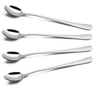 Vinsani 4-Piece Long-Handle Latte Spoon Set Stainless Steel, Mirror Finish, Dura Vinsani 4-Piece Long-Handle Latte Spoon Set Stainless Steel, Mirror Finish, Dura