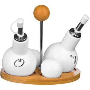 Premier Housewares 4pc Round Condiment Set Premier Housewares 4pc Round Condiment Set