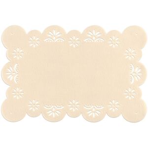 Premier Housewares Flower Design Ivory Placemats - Set of 2 Premier Housewares Flower Design Ivory Placemats - Set of 2