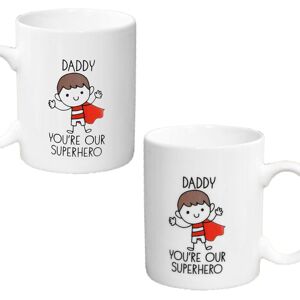 Celebrations Ceramic Mug 'Daddy You're our Superhero' Father's Day Gift Celebrations Ceramic Mug 'Daddy You're our Superhero' Father's Day Gift