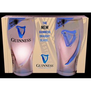 Guinness Harp Logo Pint Glasses pack of 2. Licensed Guinness Harp Logo Pint Glasses pack of 2. Licensed