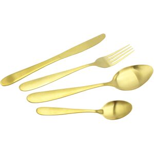 Glim & Glam (16pc set) Cutlery Sets Stainless Steel Brushed Gold Set Glim & Glam (16pc set) Cutlery Sets Stainless Steel Brushed Gold Set