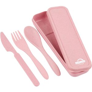 Premier Housewares 3 Pc Pink Wheat Straw Cutlery Set, Spoon and Fork Set, Natural Serving Fork and Premier Housewares 3 Pc Pink Wheat Straw Cutlery Set, Spoon and Fork Set, Natural Serving Fork and