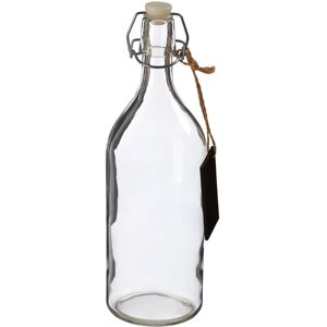 Premier Housewares Crystal Storage Bottle With Pine Wood Lid, Personalized Clear Glassware, Transpa Premier Housewares Crystal Storage Bottle With Pine Wood Lid, Personalized Clear Glassware, Transpa