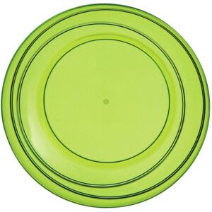 Premier Housewares Durable Green Plastic Small Summer Plate, Easy to Maintain Plastic Serving Plate Premier Housewares Durable Green Plastic Small Summer Plate, Easy to Maintain Plastic Serving Plate