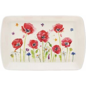 Lesser & Pavey Small Melamine Serving Tray Poppy Field Design Tea Food Platter Kitchen Dining Lesser & Pavey Small Melamine Serving Tray Poppy Field Design Tea Food Platter Kitchen Dining