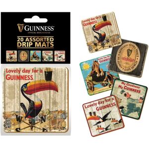 Guinness Heritage Advertising Drip Mat Coasters Guinness Heritage Advertising Drip Mat Coasters
