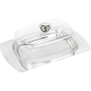 URBN Living (Stainless Steel Base) Bamboo Or Stainless Steel Butter Dish & Acrylic Lid URBN Living (Stainless Steel Base) Bamboo Or Stainless Steel Butter Dish & Acrylic Lid