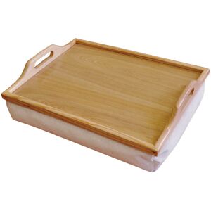 Loops Laminated Wooden Lap Tray with Built in Cushion - 80 x 400 x 302mm - Easy Clean Loops Laminated Wooden Lap Tray with Built in Cushion - 80 x 400 x 302mm - Easy Clean