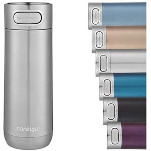 Contigo Luxe Autoseal Travel Mug, Stainless Steel Thermal Mug, Vacuum Flask, Lea Contigo Luxe Autoseal Travel Mug, Stainless Steel Thermal Mug, Vacuum Flask, Lea
