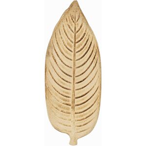 URBN Living (Long Leaf) Natural Wooden Decorative Rustic Leaf Design Tray URBN Living (Long Leaf) Natural Wooden Decorative Rustic Leaf Design Tray