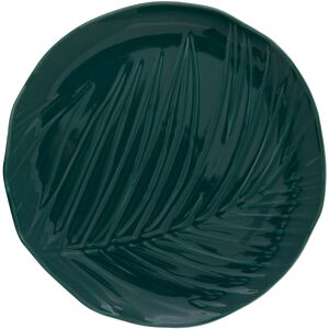 Premier Housewares Textured Side Plate,Dark Green Porcelain Dish,Embossed Ceramic Plate,Decorative Premier Housewares Textured Side Plate,Dark Green Porcelain Dish,Embossed Ceramic Plate,Decorative