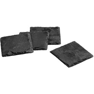 Premier Housewares Slate Square Coasters - Set of 4 Premier Housewares Slate Square Coasters - Set of 4