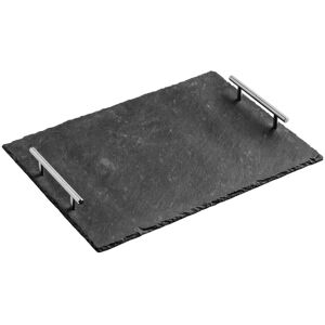 Premier Housewares Large Slate Tray with Stainless Steel Handles Premier Housewares Large Slate Tray with Stainless Steel Handles