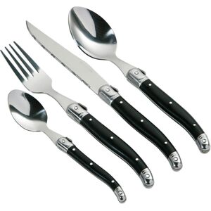 Premier Housewares Swiss 16pc Black Cutlery Set Premier Housewares Swiss 16pc Black Cutlery Set