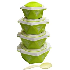 Unbranded 4 Pcs Insulated Hot Pot Set With Free Ladle Unbranded 4 Pcs Insulated Hot Pot Set With Free Ladle