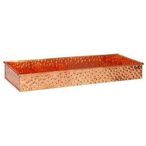 Panacea 12 inch Hammered Copper Finish Succulent Tray Panacea 12 inch Hammered Copper Finish Succulent Tray