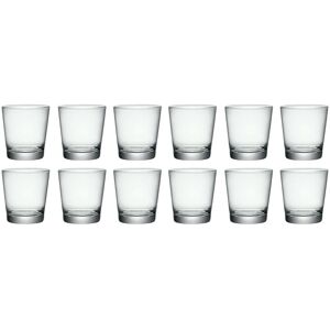 (12 Glasses, 240ml) 6/12 Bormioli Rocco Clear Drinking Tumblers Modern (12 Glasses, 240ml) 6/12 Bormioli Rocco Clear Drinking Tumblers Modern