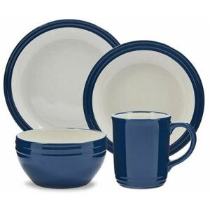 Tower Stylish 16Pc Blue & White Barbary & Oak Foundry Dinnerware Set Tableware Kitchen Tower Stylish 16Pc Blue & White Barbary & Oak Foundry Dinnerware Set Tableware Kitchen
