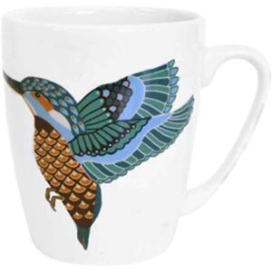 CHURCHILL CHINA (Kingfisher) Queens by Churchill Paradise Bird Coffee Mug Tea Cups 400ml CHURCHILL CHINA (Kingfisher) Queens by Churchill Paradise Bird Coffee Mug Tea Cups 400ml