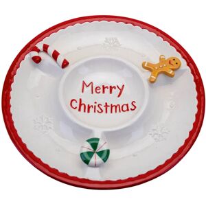 WIDDOP and Co. Decorative Merry Christmas Serving Plate Festive Ceramic Sweets Design - 35.5cm WIDDOP and Co. Decorative Merry Christmas Serving Plate Festive Ceramic Sweets Design - 35.5cm