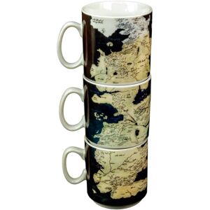 Game of Thrones Westeros Map Mug Set - 3 Pack Game of Thrones Westeros Map Mug Set - 3 Pack