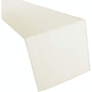 Gr8 Home (Cream) Polyester Table Runner Setting Tableware Gr8 Home (Cream) Polyester Table Runner Setting Tableware