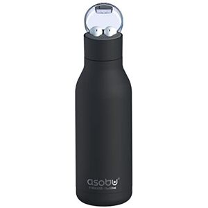 Asobu Earphone H2 Audio Insulated Water Bottle Stainless Steel 20 Ounce (Black) Asobu Earphone H2 Audio Insulated Water Bottle Stainless Steel 20 Ounce (Black)