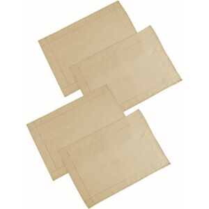 Gr8 Home (Latte) Set Of 4 Polyester Placemats Dining Table Mats Gr8 Home (Latte) Set Of 4 Polyester Placemats Dining Table Mats
