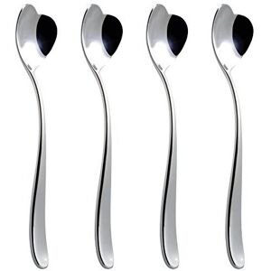 Alessi Set 4 Biglove Ice Cream Spoons, Set Of 4, One size, Silver Alessi Set 4 Biglove Ice Cream Spoons, Set Of 4, One size, Silver