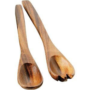 Premier Housewares 1104585 Acacia Wood Salad Servers Salad Bowl & Servers Set of Premier Housewares 1104585 Acacia Wood Salad Servers Salad Bowl & Servers Set of