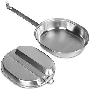 Goetland GI Type - 2-compartment - 304 Stainless Steel Mess Kit Goetland GI Type - 2-compartment - 304 Stainless Steel Mess Kit