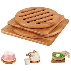 efbock Bamboo Trivet Home Kitchen Bamboo Hot Pads Trivet Heat Resistant Pads Square and efbock Bamboo Trivet Home Kitchen Bamboo Hot Pads Trivet Heat Resistant Pads Square and