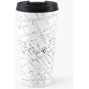 Famgem John Snow's Cholera Map Stainless Steel Travel Coffee Mug Famgem John Snow's Cholera Map Stainless Steel Travel Coffee Mug