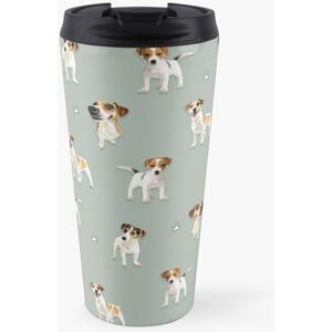 Famgem Insulated Travel Coffee Mug Jack Russell Terrier pattern Stainless Steel Cup Tu Famgem Insulated Travel Coffee Mug Jack Russell Terrier pattern Stainless Steel Cup Tu
